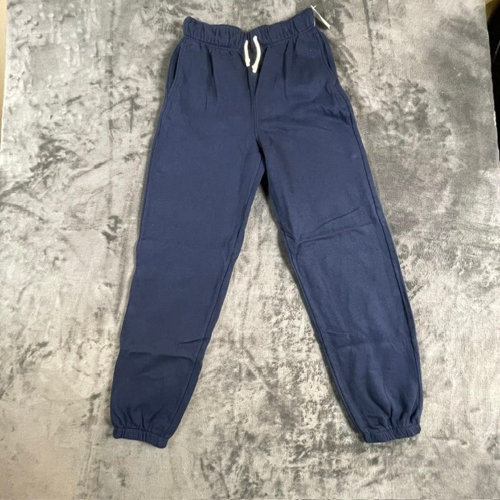 Old Navy Boys XL 14-16 Favorite Fleece Baggy Jogger Sweatpants Navy Blue 511180